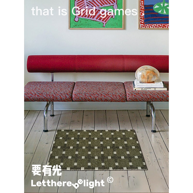 设计师款复古丝圈k入户垫门厅脚垫防尘垫耐脏换鞋垫猫抓垫猫砂盆