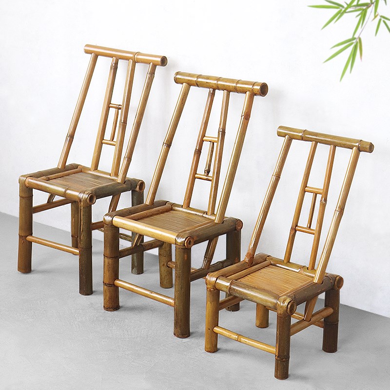 竹椅子靠a背户外庭院竹桌椅竹凳子手工座椅竹编家用休闲竹茶几竹