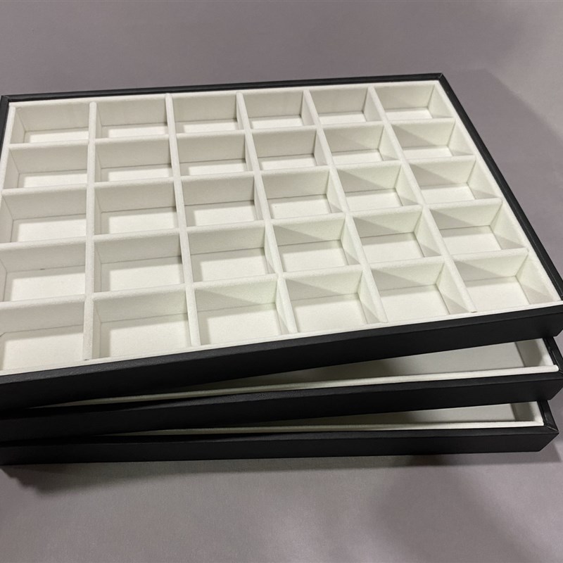 新款裸珠看货柜台摆放展示盘首A饰收纳盒文玩配件展示架玉器托盘