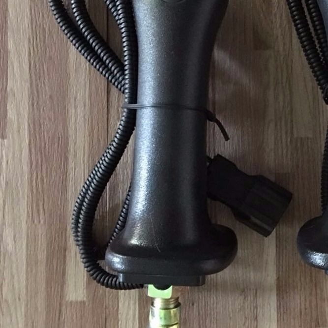 挖掘机改装抓木器抓铁器三键操纵杆手柄胶手柄先导操纵手柄胶配件