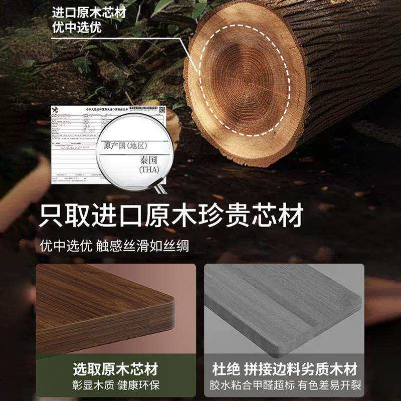 实木主机托架多功能置物架落地多层收纳架办公室文件放置架可移动