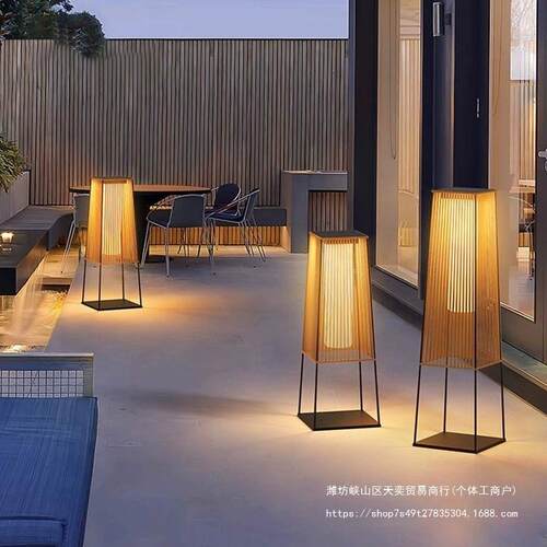 露台灯落地灯花园灯家用庭院灯太阳能户外灯日式草坪灯阳台氛围灯