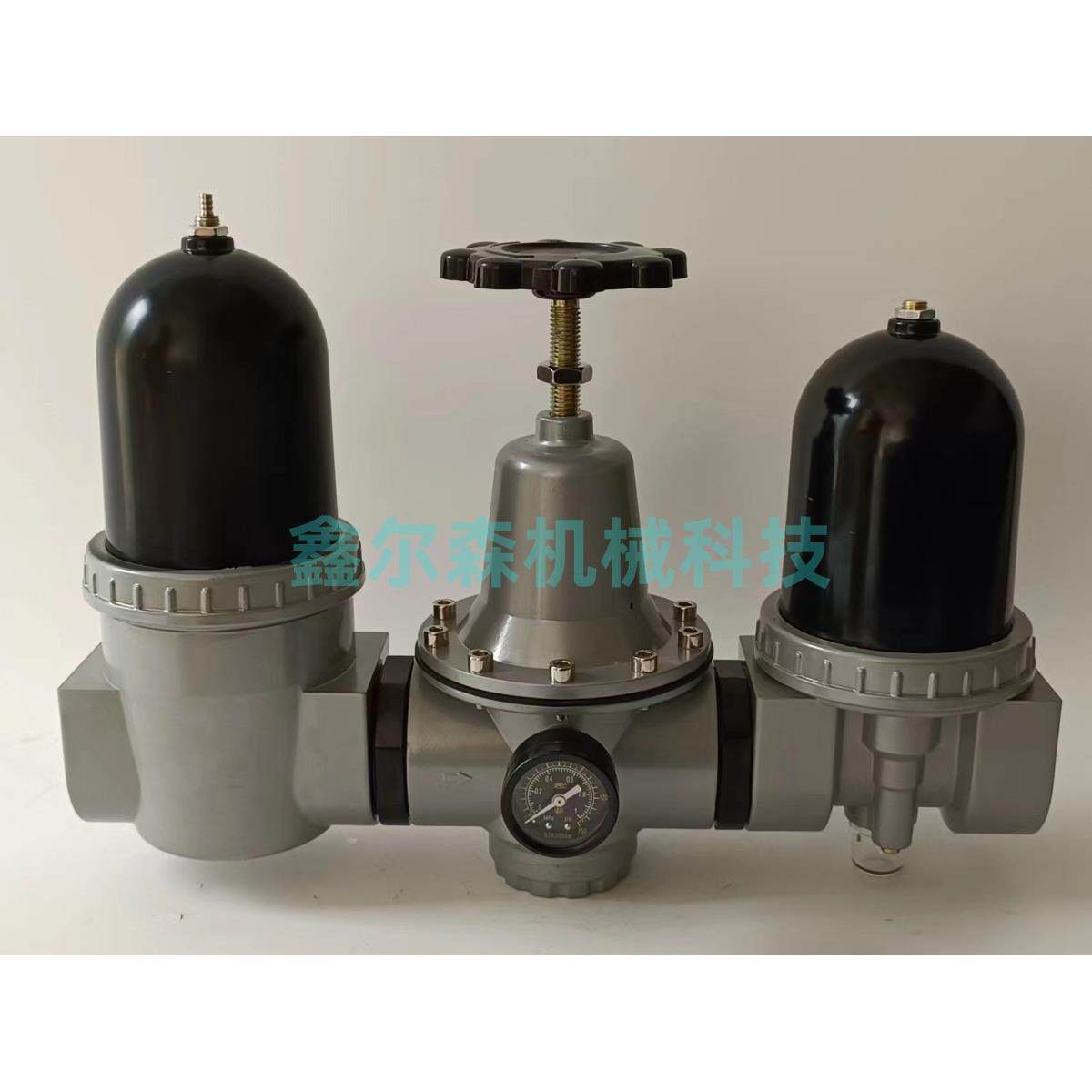 DN50气动三联体 1寸NPTF 气动三联体 1-1/4NPTF气源三联件 过滤器