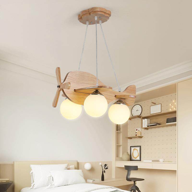 飞机吊灯简约现代创意艺术男孩房间装饰灯原木风设计造型儿童房灯,鲜花速递/花卉仿真/绿植园艺,割草机/草坪机,淘宝优惠券,粉丝福利购,淘宝优惠卷