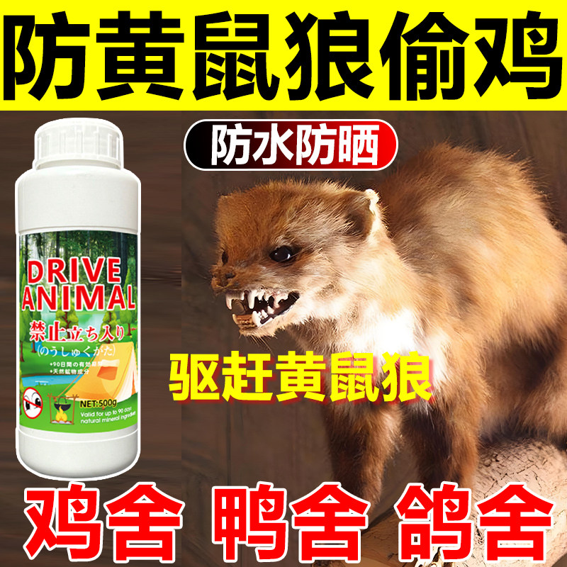 黄鼠狼驱赶神器养殖场室外鸡窝舍吓黄鼠狼专用药工具的克星不伤畜