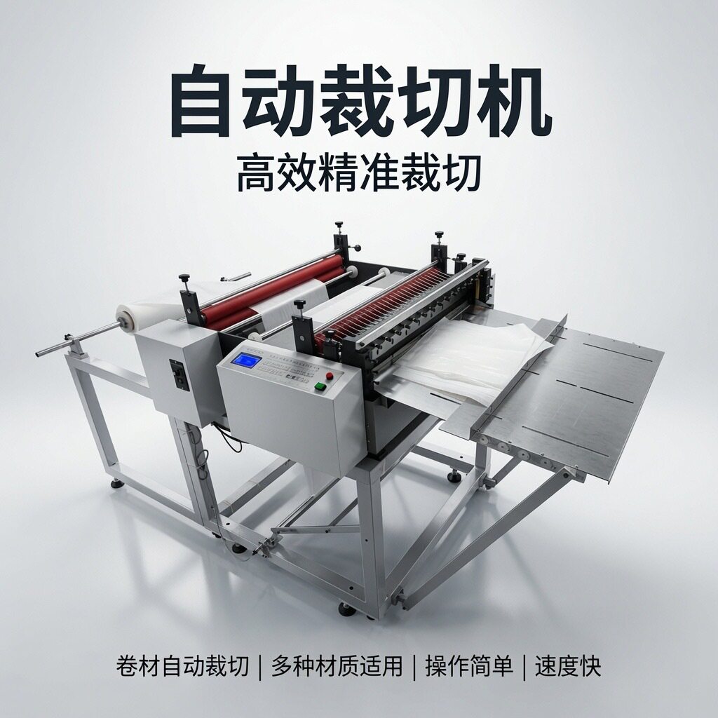 全自动裁切机不干胶切纸机标签纸智能切断机白卡纸牛皮纸切断