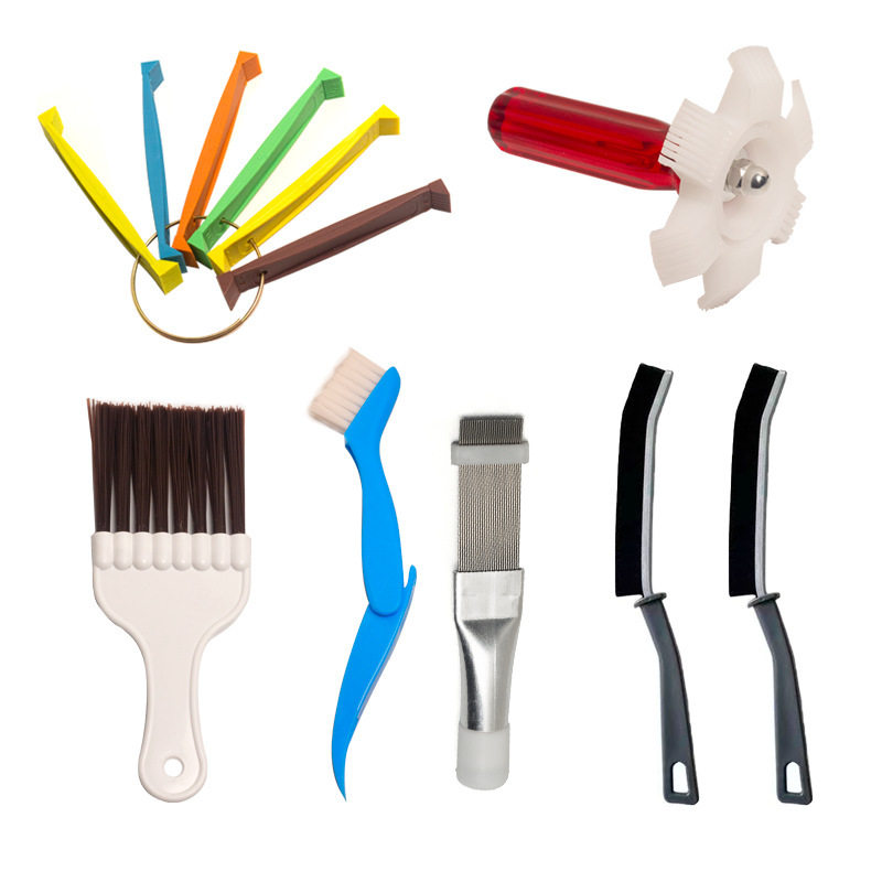 白翅分体式空调缝隙清洗美观金属刷汽车载散热器清洁除尘工具套装