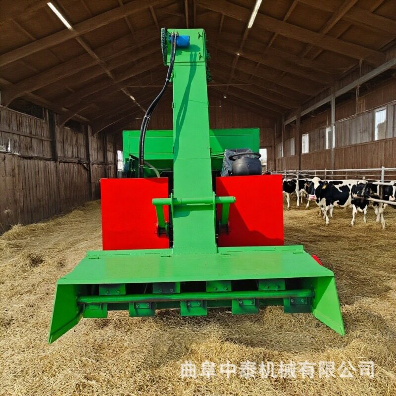 柴油清牛粪水用清理机 铲收粪便清扫机 牧场用收运牛屎水清粪机