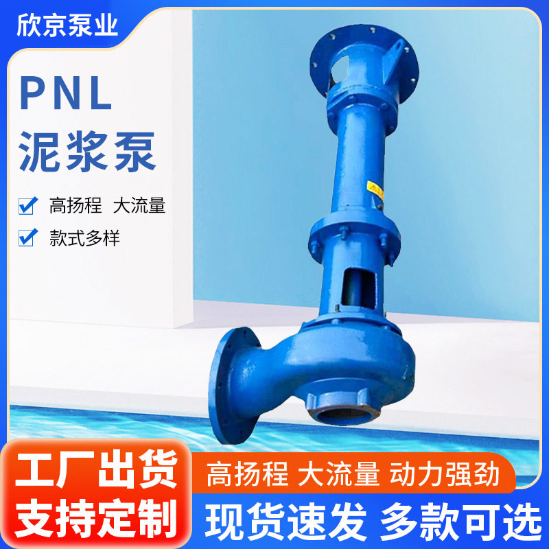 PNL泥浆泵立式铸铁液下泵离心泵污水泵抽粪淤泥泵打井勘探液下泵
