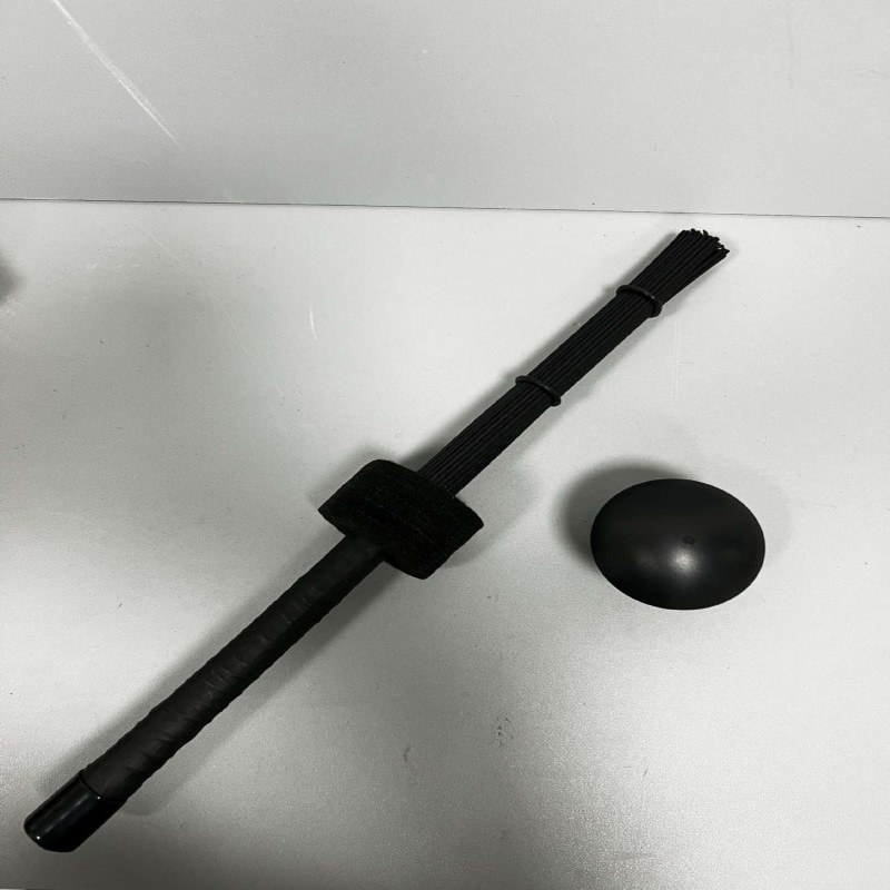 新款手指沙蛋手铃指铃非洲鼓手摇沙球WS-BK新款波浪鼓刷套装
