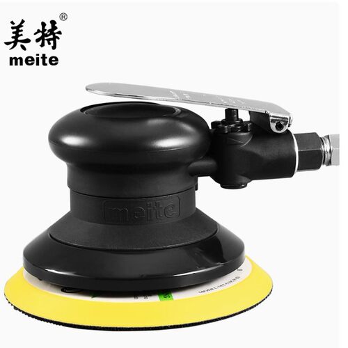 美特气磨机MT5105工业级5寸抛光机汽车美容气磨机圆形砂纸打磨机
