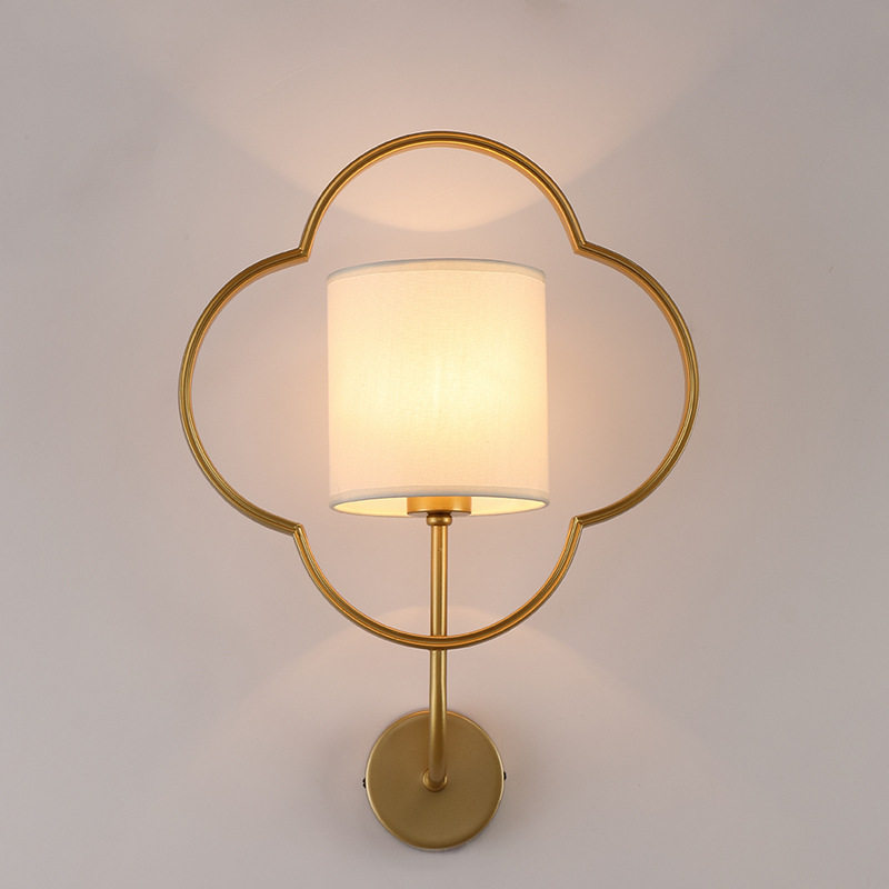 新中式壁灯现代简约酒店工程茶楼样板房走廊过道灯具客厅卧室灯饰