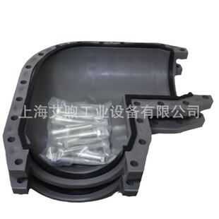 CPVC塑胶管道哈夫抢修接直角弯头带压堵漏修补弯管抱箍