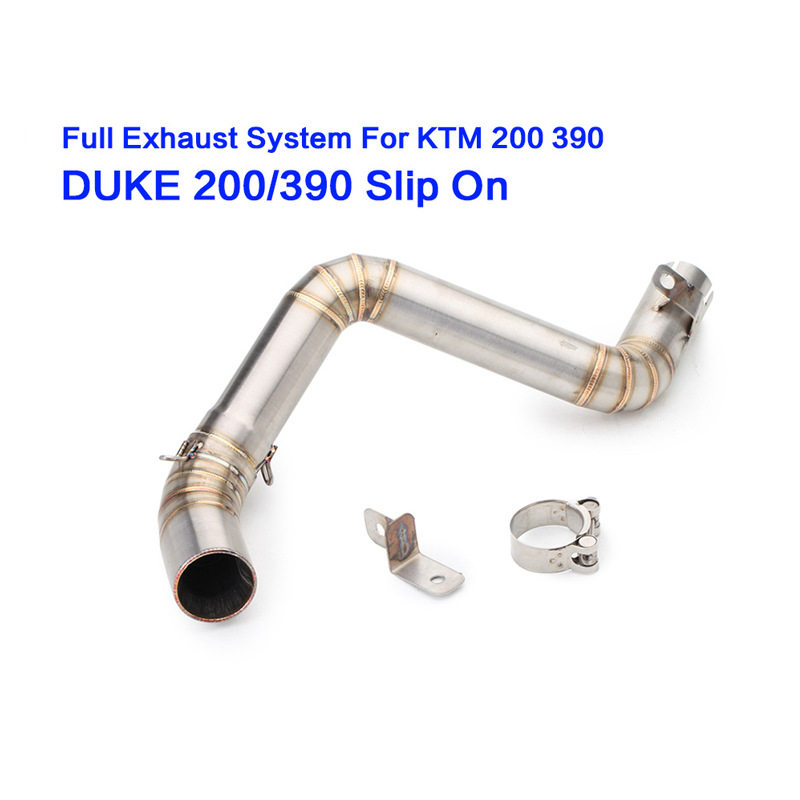 适用于KTMDuke1252503902013201摩托车中段排气管弯管配件