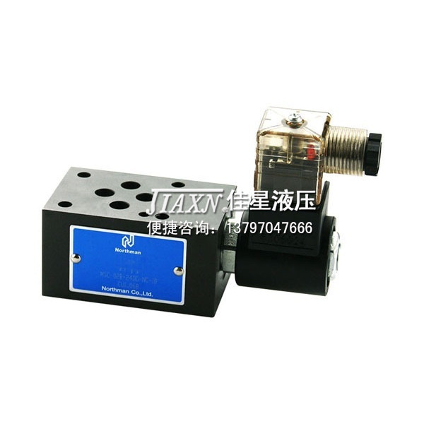北部精机 电控单向阀叠加阀 MSC-03W-24DG-NC-20  常闭式/常开式