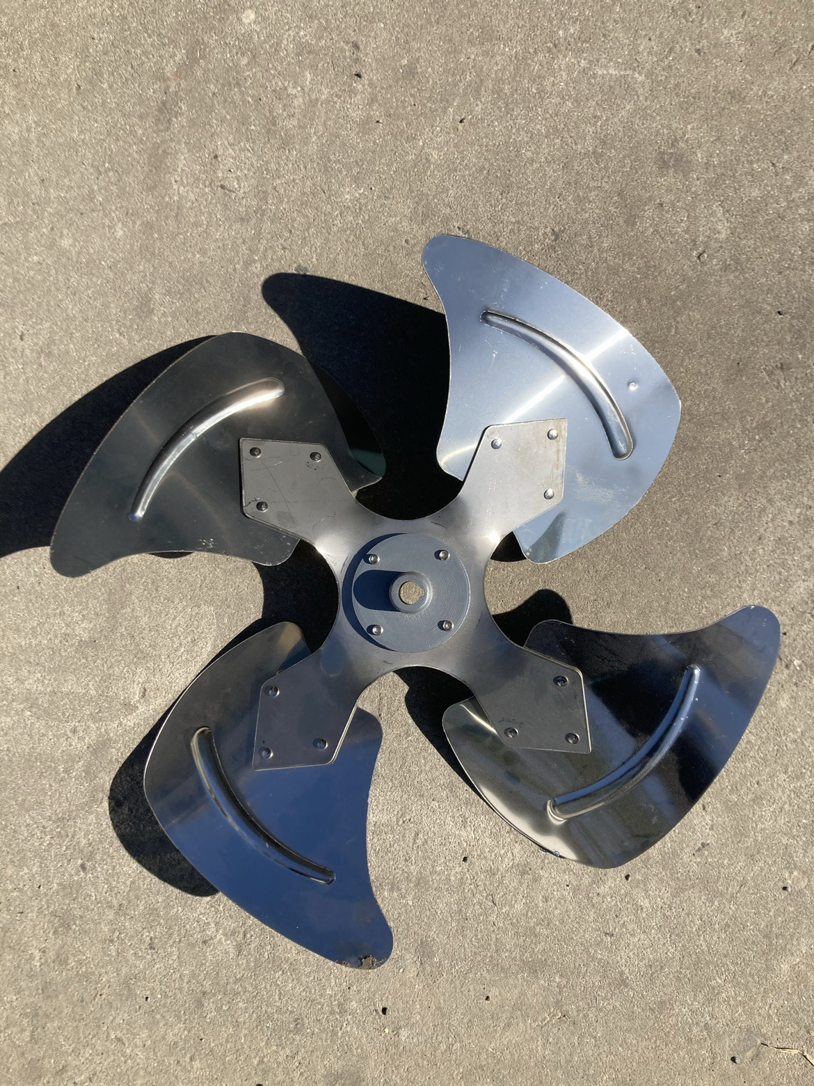 304不锈钢轴流风机风叶 排气扇叶片管道风机轴流风机风叶耐高温款