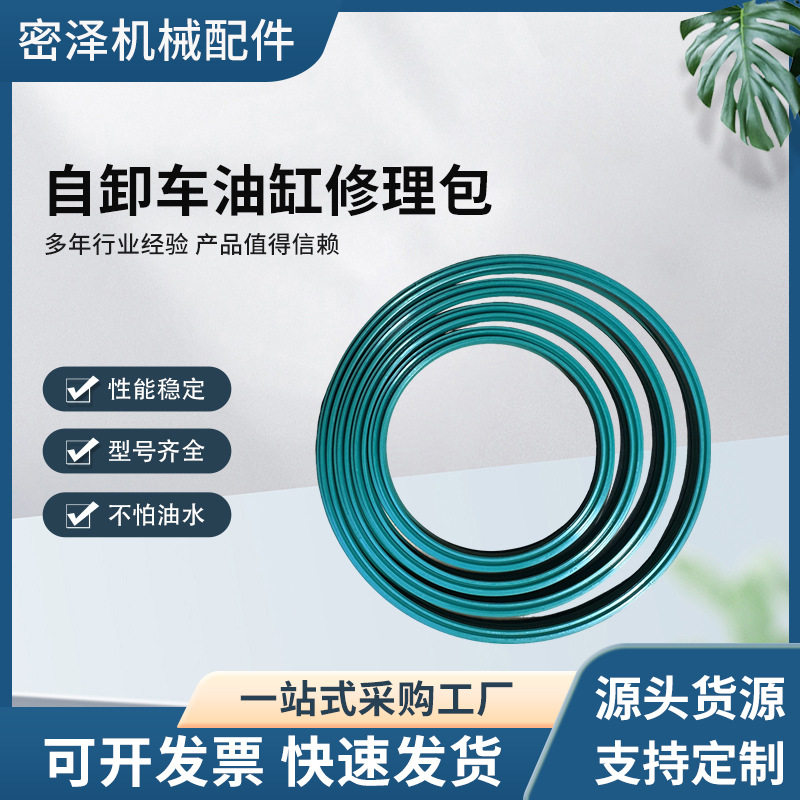 海沃HYVA多节自卸车前置顶油缸油封修理包聚氨酯液压顶泵密封圈