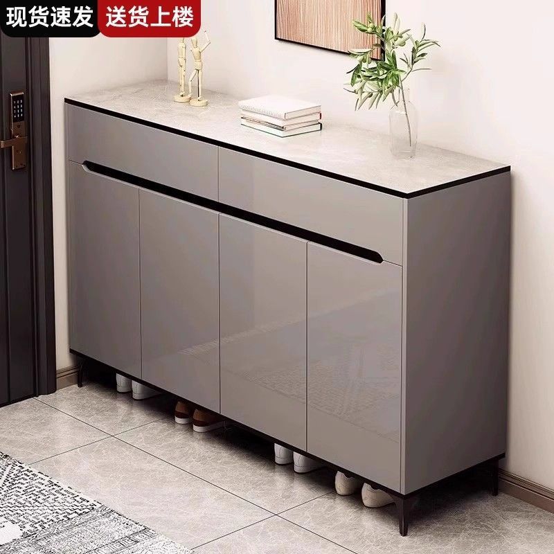 电梯入户门口鞋柜家用玄关柜防尘柜子入户收纳柜客厅阳台电梯间柜