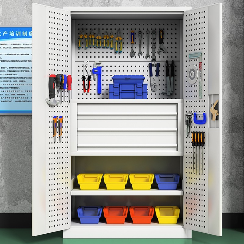 重型工具柜工业级车间五金收纳柜多功能家用推车铁皮柜抽屉式厂家