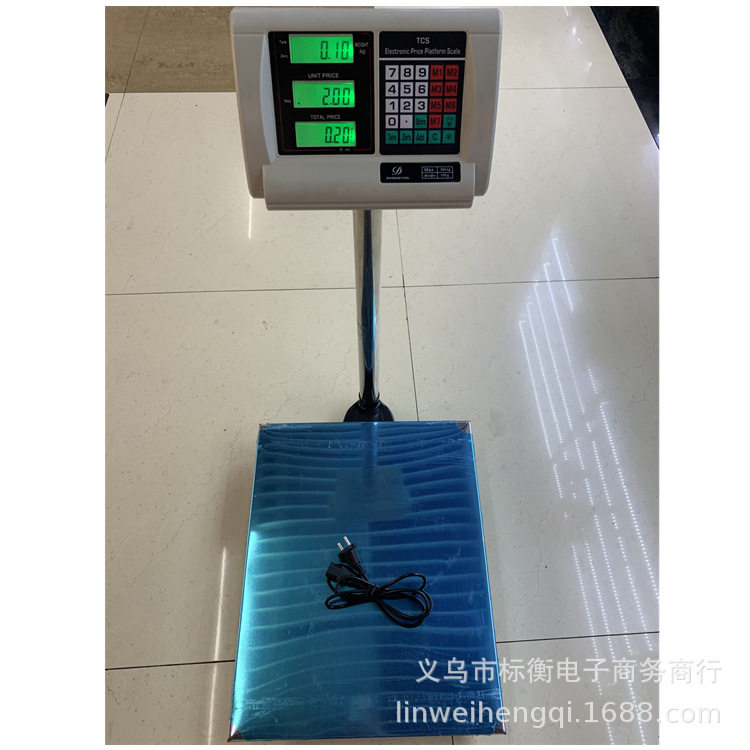 外贸英文版100kg/150kg/300kg/600kg电子台秤电子计价台秤电子称