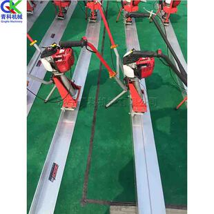 手扶式混凝土压平机 路面工程混凝土压实设备 公路跑道振平尺