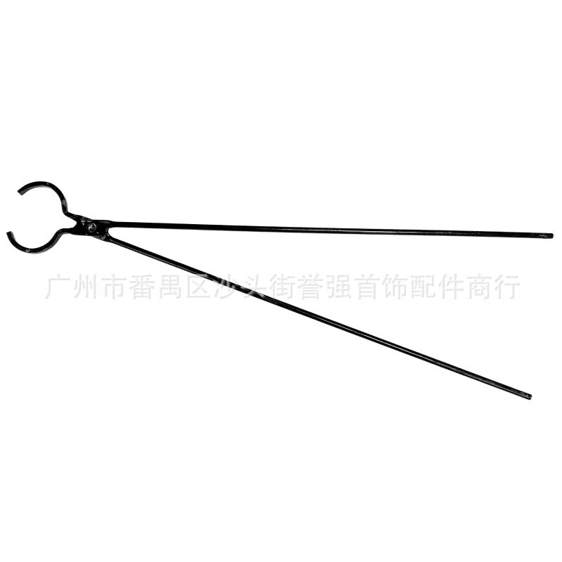 倒模钢铃钳钢盅钳耐用型首饰倒模夹钳夹3/3.5英寸和4英寸钢盅