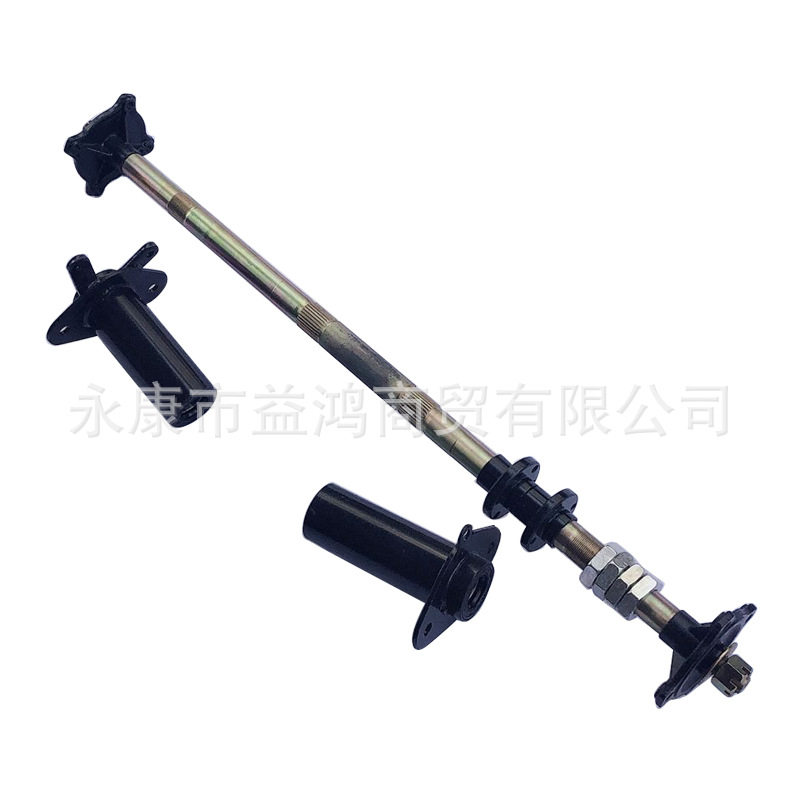 ATV改装四轮卡丁车配件沙滩车双筒后桥加粗后轴双轴筒92CM后桥