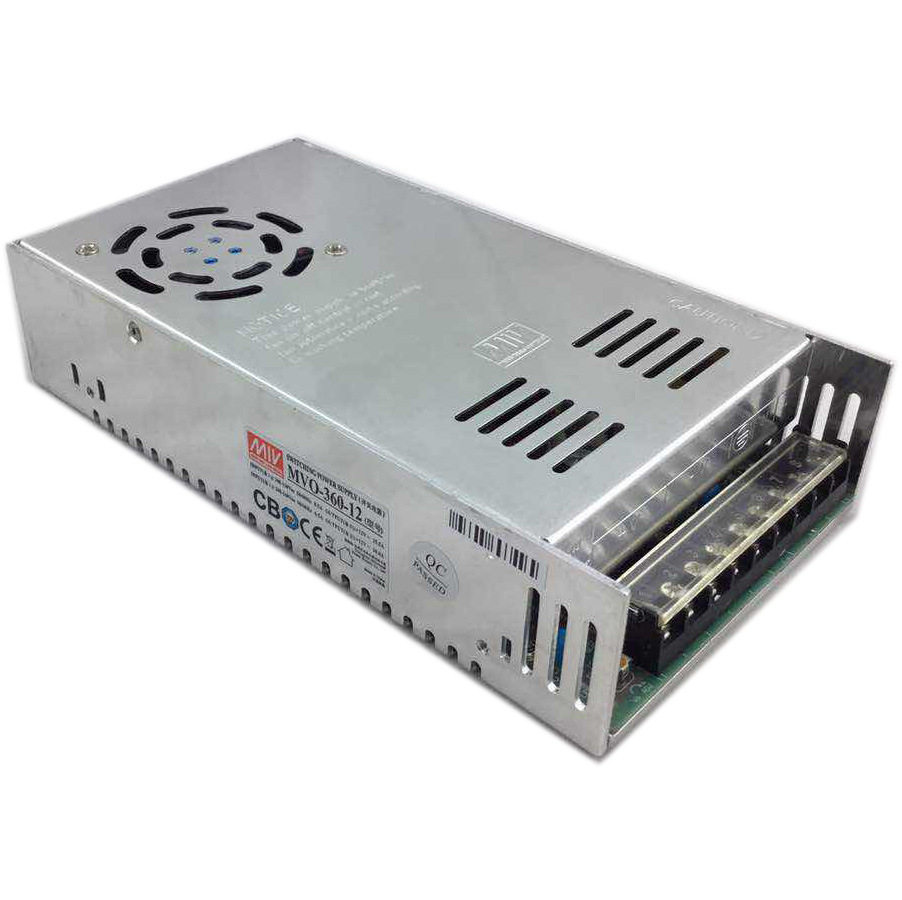 明纬交流转直流220V变12V伏30A360W灯箱灯带电源工控设备工控专用