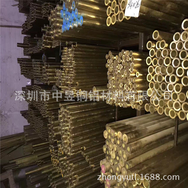 黄铜管H65国标铜管薄壁管精密无缝内外壁光滑铜管铜套订置切割