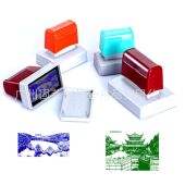 特大尺寸8.5X12.5cm清晰图案光敏印章 景点印章邮戳印章手账印章