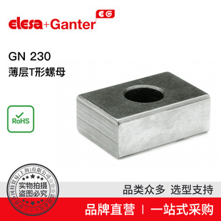 Elesa Ganter伊莉莎冈特 GN 230 薄层T形螺母