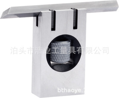 不锈钢可调整斜度尺60×4×4mm 00级 可调节直角尺 可调角尺7um