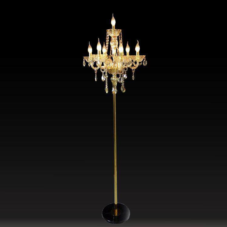 欧式客厅玻璃台灯家用卧室床头立式落地灯创意酒店过道书房装饰灯