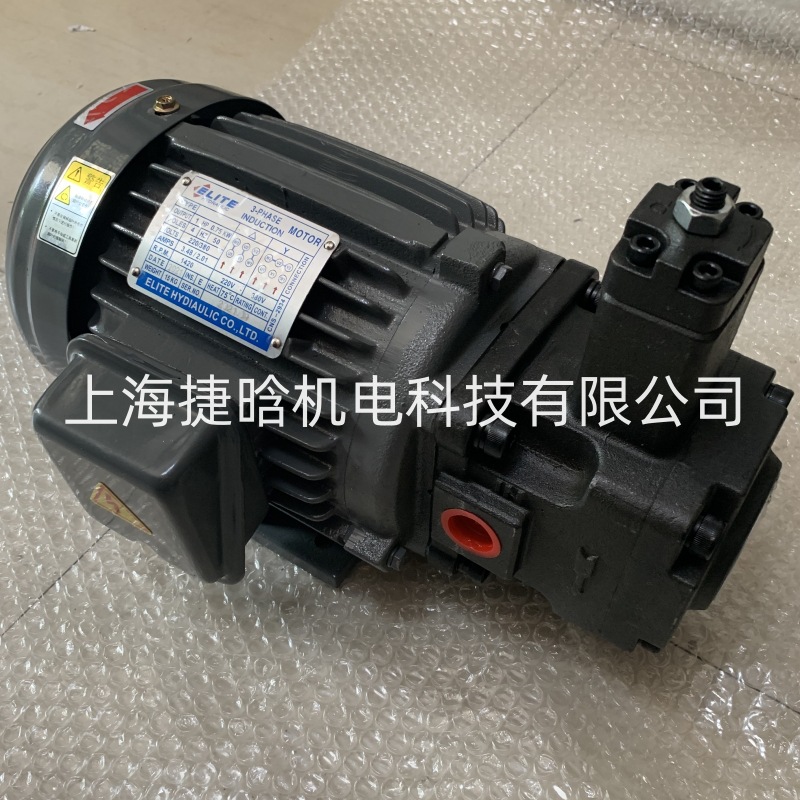 ELITE油泵电机组 1HP-4P-VP-40FA1 VP-12-FA1 液压系统变量叶片泵