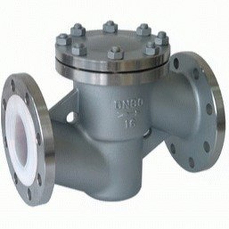 H41F46-16P不锈钢衬氟止回阀