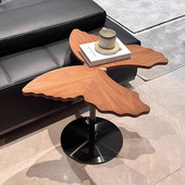 创意蝴蝶边几新中式 复古落地桌子移动阳台卧室家用客厅沙发小茶几