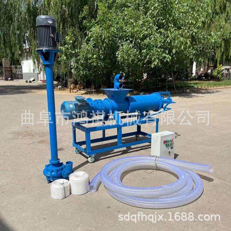 鸡粪猪粪固液分离机不锈钢斜筛固液分离机养殖场滚筒微滤机静宁县