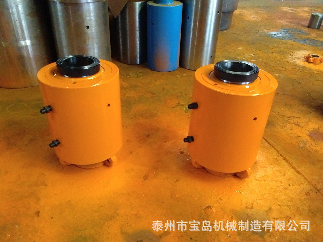 双作用穿心式千斤顶分离式液压千斤顶100T张拉中空油缸