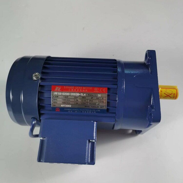 台湾东力电机PF18-0200-5S3厦门东历电机YS200W-4P三相减速机马达