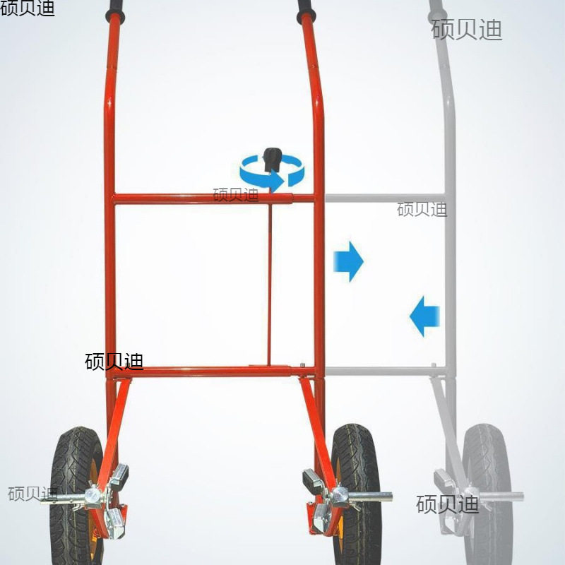 移动大型花盆搬运推车工具家用庭院园林园艺花卉龙缸手推车