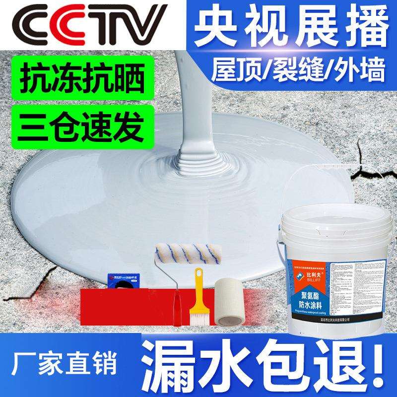 屋顶防水补漏专用涂料楼顶房顶堵漏王外墙裂缝渗水漏水材料防漏胶
