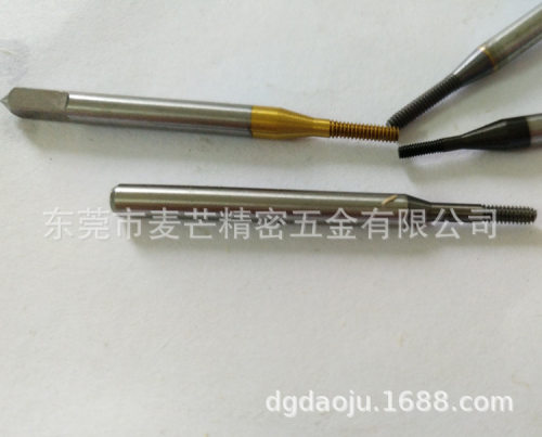 镍钛合金用S0.9x0.225RH3B丝攻-1.5柄自动车床