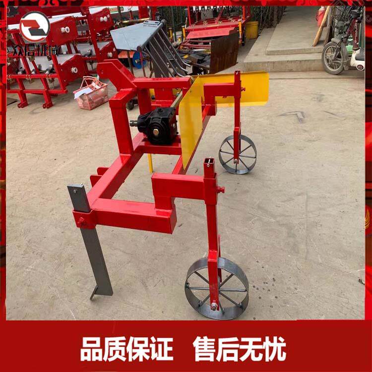 四轮车带自动抖土大葱收获机多功能出姜起葱刨收葱姜自动机器