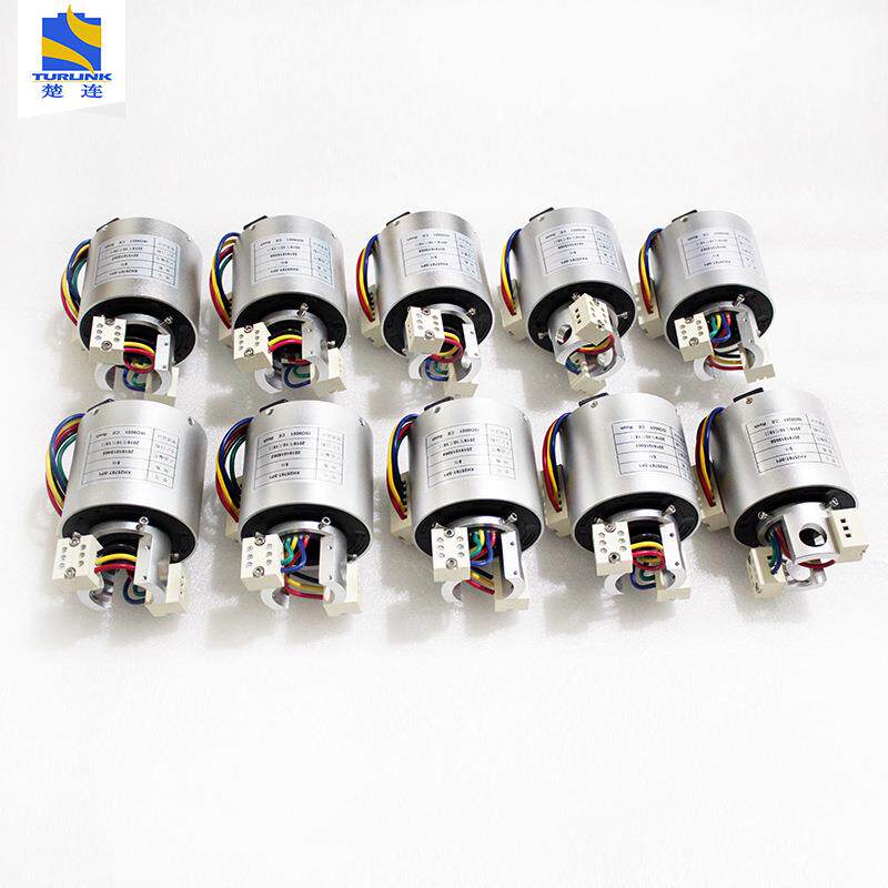 楚连科技滑环1.25mm连接器37路过孔直径50mm6路/12每路10A外径1
