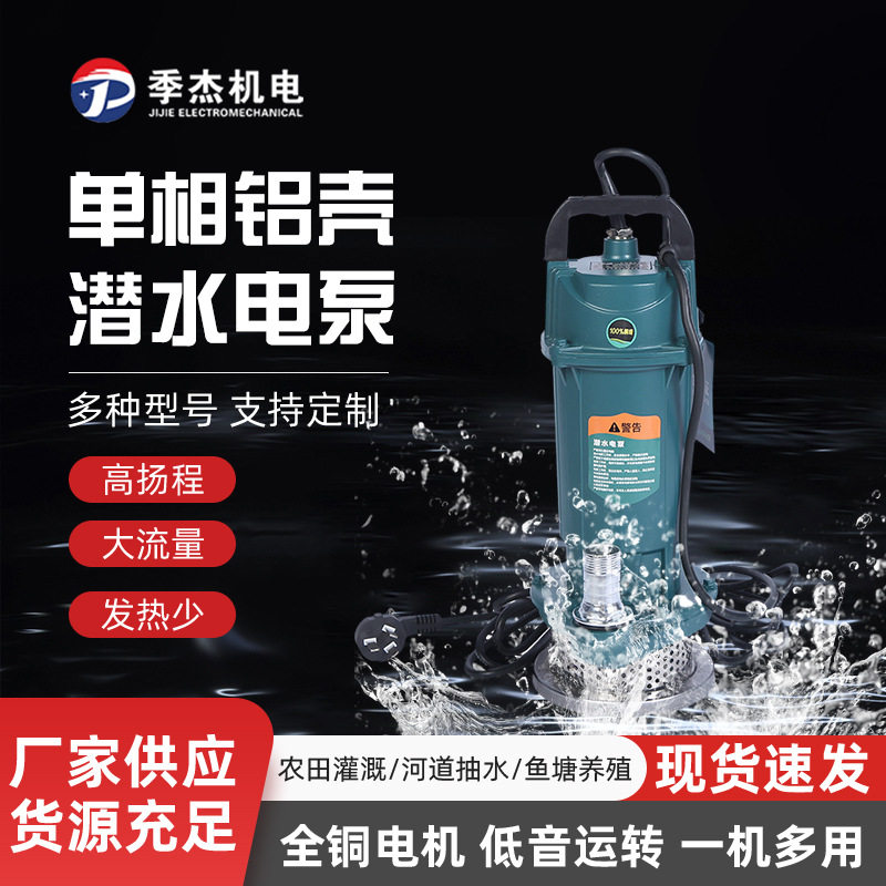 潜水电泵立式小功率排污水泵抽水泵增压泵自吸泵潜水泵