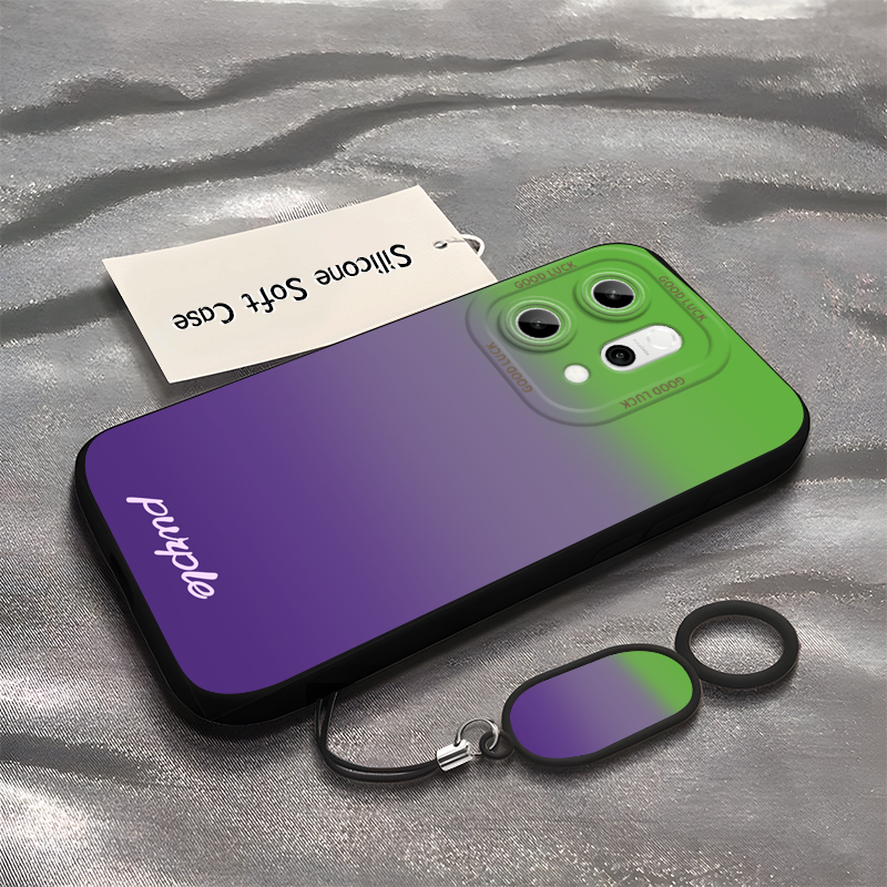 紫绿渐变适用oppoReno13手机壳reno12pro新款11液态硅胶保护7se镜头rone9外壳oppo套reno8全包0PP0软10