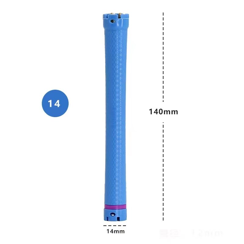 加长热烫杠子超长烫发杠14厘米24V数码杠通用双孔卷杠大波浪卷发