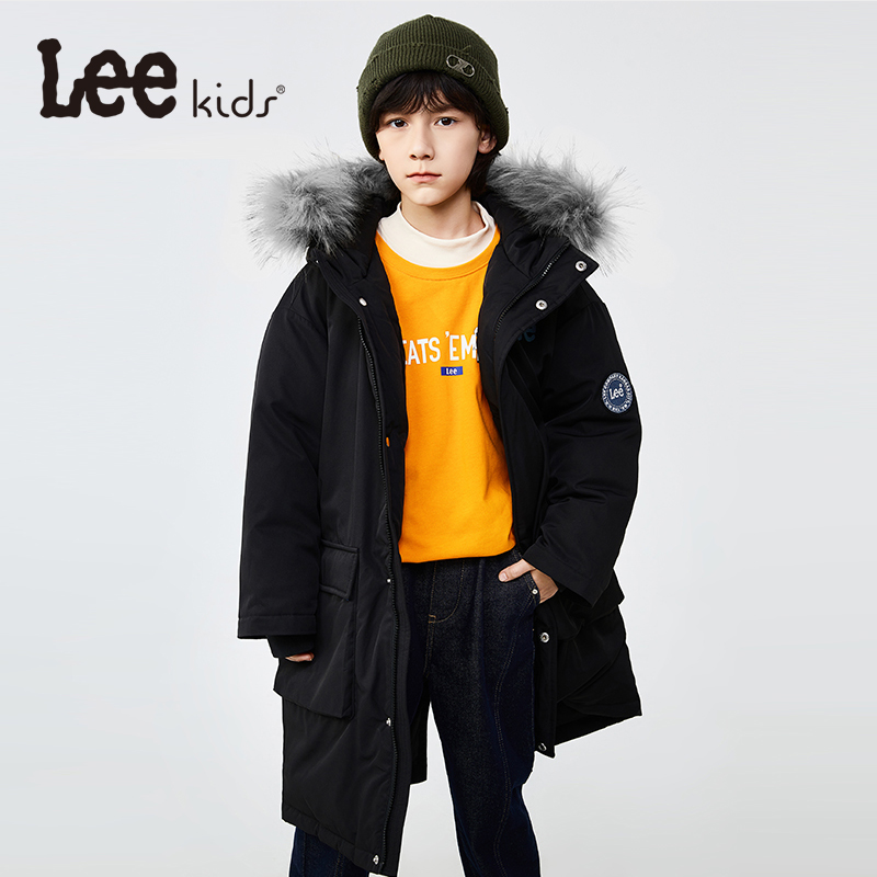 Leekids儿童长款羽绒服