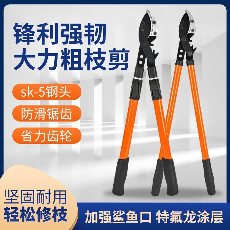 园林果树修枝剪高空树枝粗枝伸缩剪加强大力剪齿轮助力大力粗枝剪