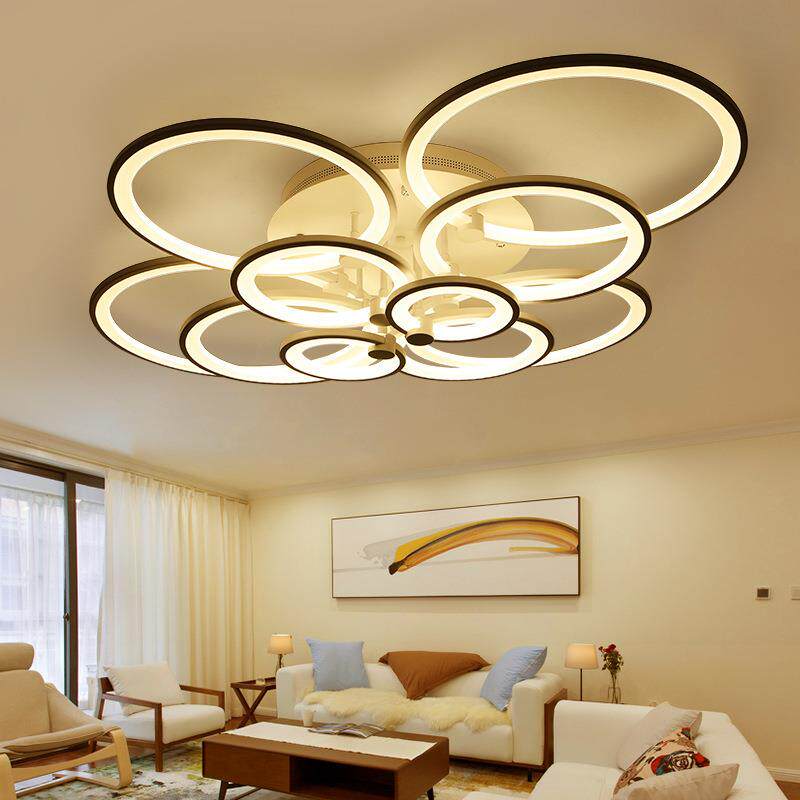 跨境亚克力LED客厅吸顶灯创意卧室书房灯简约儿童房灯餐厅吸顶灯